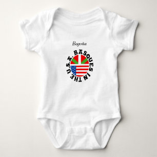 Eigen vlag, Ikurriña + Verenigde Staten van Ameri Romper