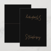 Eigen voedseletiket Tent Kaart - Shelby (Voorkant / Achterkant)