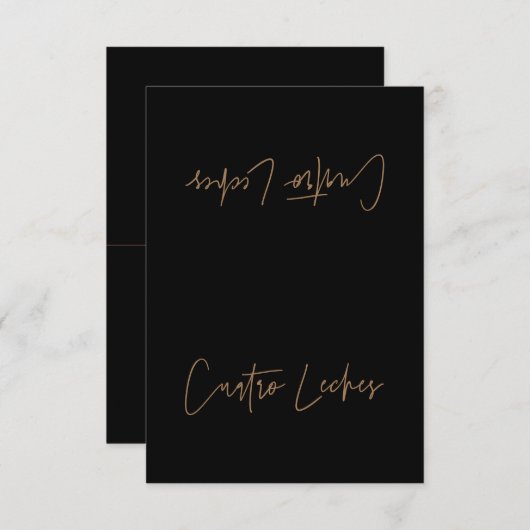 Eigen voedseletiket Tent Kaart - Shelby (Voorkant / Achterkant)