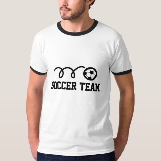 Eigen voetbaltruien voor mannen t-shirt (Voorkant)