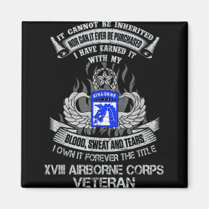 Eigen voor altijd de titel 18th Airborne Corps US  Magneet