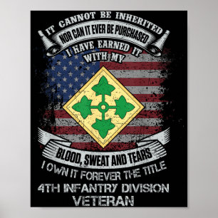 Eigen voor altijd de titel 4e Infanterie Divisie V Poster