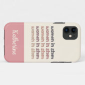 Eigen vrouwen in Steministische Gifts Case-Mate iPhone Case (Achterkant (horizontaal))