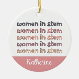 Eigen vrouwen in Steministische Gifts Keramisch Ornament