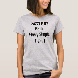 Eigen vrouwtjes blauw, eenvoudig T-shirt
