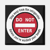 Eigen was uw handen niet invullen magneet (Voorkant)