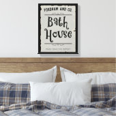 Eigen wasdroog wasdroog wasdroog wasgoed voor Eige Canvas Afdruk (Insitu (Slaapkamer))