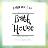 Eigen wasdroog wasdroog wasdroog wasgoed voor Eige Raamsticker (Vel 3)