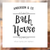 Eigen wasdroog wasdroog wasdroog wasgoed voor Eige Raamsticker (Vel 2)