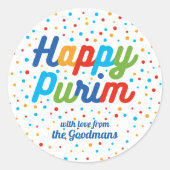 Eigen waslabel ronde sticker (Voorkant)