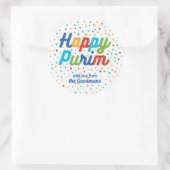 Eigen waslabel ronde sticker (Tas)