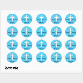 Eigen wateren van de Baptism-sticker Ronde Sticker (Vel)