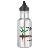 Eigen waterfles (18 oz), roestvrij staal (Links)