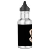 Eigen waterfles (18 oz), roestvrij staal (Links)