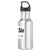 Eigen waterfles (24 oz), roestvrij staal (Achterkant)