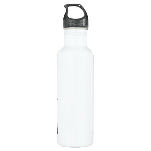 Eigen waterfles (24 oz), wit (Achterkant)