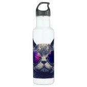 Eigen waterfles (24 oz), wit waterfles  (Voorkant)