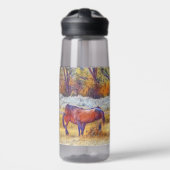 Eigen waterfles: CamelBak Eddy® Wilde paarden Waterfles (Voorkant)