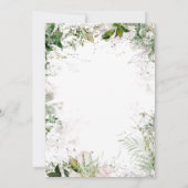 Eigen Waterverf Greenery Individuele tabel # Kaart (Achterkant)