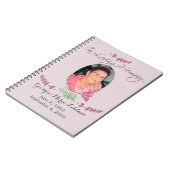 Eigen Waterverf Memorial Guest book Notitieboek (Linkerzijde)