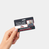 Eigen werknemersnaam ID Kaart Logo Streepjescode Badge (Handheld)