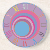 Eigen, wervelcirkels tornado schattige kunst zandsteen onderzetter (Voorkant)