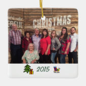 Eigen whimsical met twee zijden van de serie keramisch ornament (Voorkant)