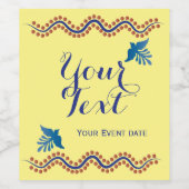 Eigen wijnetiket - etiket met fotowijn (Enkel label)