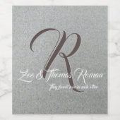 Eigen wijnfles wijn etiket (Enkel label)