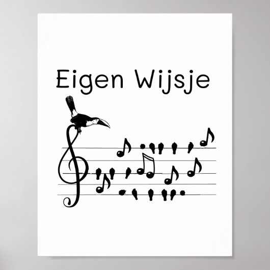 Eigen Wijsje Poster (Voorkant)
