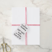 Eigen WITTE Labels (10), RED en WITTE wijn Cadeaulabel (Met Touw)