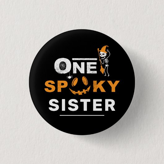 Eigen woordzuiger Halloween maatstaf Ronde Button 3,2 Cm (Voorkant)
