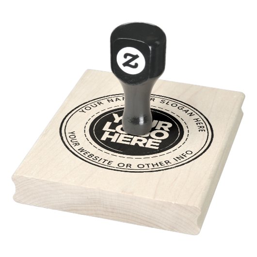 Eigen zakelijke Logo Grote ronde Rubberstempel (Stempel)