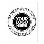 Eigen zakelijke Logo Grote ronde Rubberstempel (Afrduk)