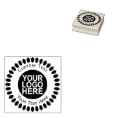 Eigen zakelijke Logo Rubber Stempel (Gestempeld)