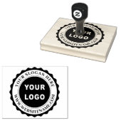 Eigen zakelijke Logo Rubber Stempel (Gestempeld)