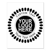 Eigen zakelijke Logo Rubber Stempel (Afrduk)