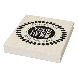 Eigen zakelijke Logo Rubber Stempel