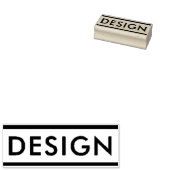 Eigen zakelijke Logo Rubber Stempel (Gestempeld)