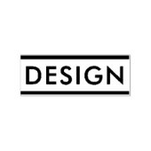 Eigen zakelijke Logo Rubber Stempel (Afrduk)