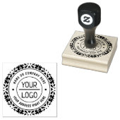 Eigen zakelijke Logo Rubber Stempel (Gestempeld)