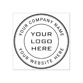 Eigen zakelijke Logo Rubber Stempel