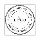 Eigen zakelijke Logo Rubber Stempel (Afrduk)