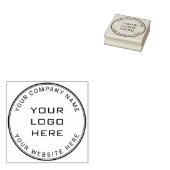 Eigen zakelijke Logo Rubber Stempel (Gestempeld)