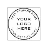 Eigen zakelijke Logo Rubber Stempel (Afrduk)