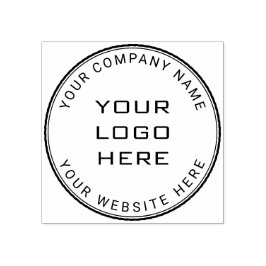 Eigen zakelijke Logo Rubber Stempel