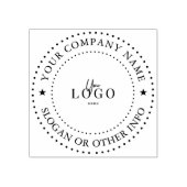 Eigen zakelijke Logo Rubber Stempel (Afrduk)