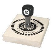 Eigen zakelijke Logo Rubber Stempel (Stempel)