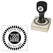 Eigen zakelijke Logo Rubber Stempel (Gestempeld)