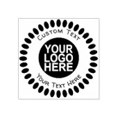 Eigen zakelijke Logo Rubber Stempel (Afrduk)